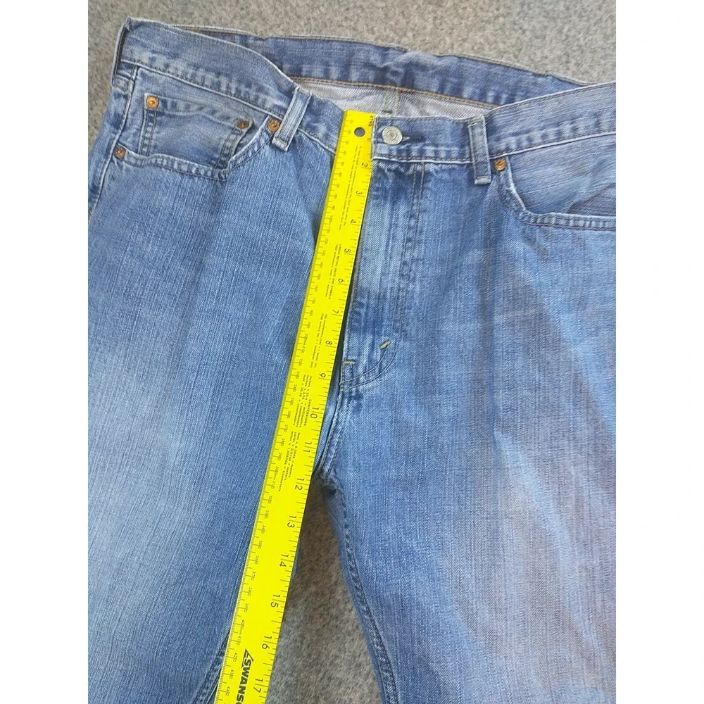 Levis 550 Relaxed Fit Jeans Mens 38x27 Blue Medium Wash Tapered Leg Denim Pants